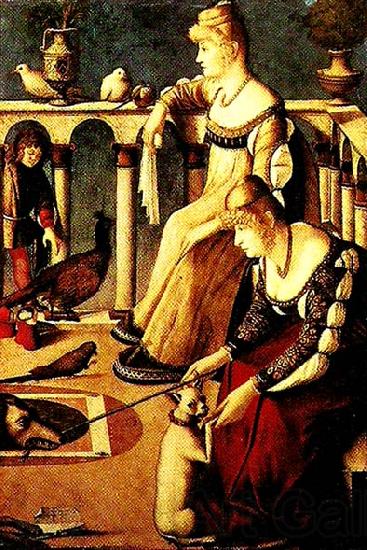 CARPACCIO, Vittore two venetian women